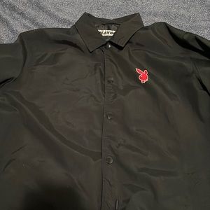 Black pacsun button up playboy jacket